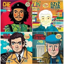 Nota Bene Yayınları Che Guevera + Aziz Nesin + Galeano + Cortazar / Çocuklar Için Resimli Biyografi Seti 4 Kitap