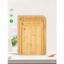 MiraLive Rossel Premium 3'lü Bambu Kesim Panosu