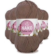 MiraLive 5 Adet Cotton Lüks Yelek Tunik Kazak Bluz Hırka Ipi Yünü Toprak 97583