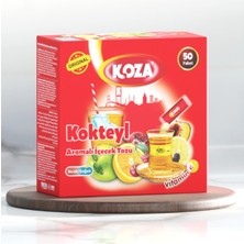 MiraLive Koza Tek Içimlik Kokteyl Aromalı Toz Içecek 50'li