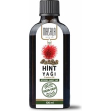 Masala Hint Yağı 100 ml - Soğuk Preslenmiş Doğal Cilt Koruyucu ve Nemlendirici Bitkisel Yağ
