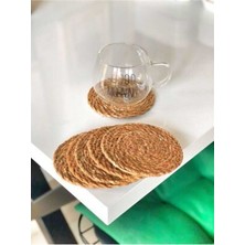 MiraLive Hasır Bardak Altlığı 6 Adet