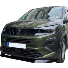 🟠 Peugeot Rifter 2023–2024 Uyumlu Ön Lip 🚗 Sportif ve Akıcı Ön Tasarım!