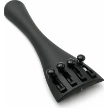 Telli Çalgı Yapım Ince Akort Burgulu Keman Kuyruğu (Tailpiece)