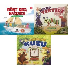 Dört Ada Macerası + Kitap Tırtılı + Kıvırcık Kuzu / 3 Kitap Set