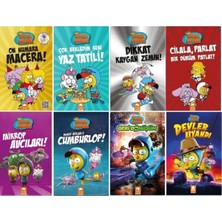 Eksik Parça Yayınları Kral Şakir 10-11-12-13 + Mikrop Avcıları 1-2 + Geri Dönüşüm + Devler Uyandı / 8 Kitap Set