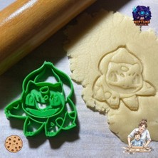 Neptune3D Bulbasaur Pokemon Kurabiye Kalıbı