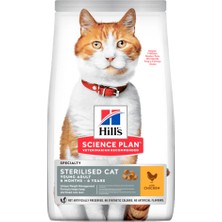 Hill's Science Plan Tavuklu Premium Kedi Maması 10 kg Kısırlaştırılmış Yetişkin Kediler İçin