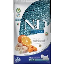 N&D  Tahılsız Balıklı Balkabaklı Yetişkin Mini Köpek Maması 2,5 kg