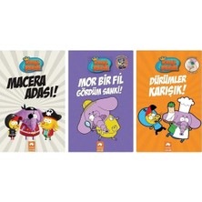 Eksik Parça Yayınları Kral Şakir 6 - 7 - 8 Dürümler Karışık - Mor Bir Fil Gördüm Sanki - Macera Adası 3 Kitap