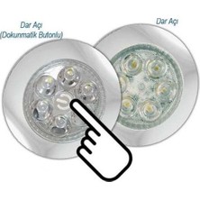 Sanel Power 12-24V3W Spot Led Dekoratif Lamba Butonlu SSPZ600WB