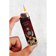 Huggy Craft Osmanlı Temalı Baskılı Klasik Çakmak, Tekrar Doldurulabilir