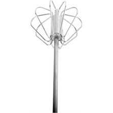 MiraLive Büyük Bas Çek Mikser Karıştırıcı Metal Çırpma Teli Kek Yumurta Çırpma Aleti Pratik Mikse