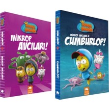 Eksik Parça Çocuk Kral Şakir Mikrop Avcıları 1 + Kral Şakir Mikrop Avcıları 2 Cumburlop 2 Kitap Ciltli