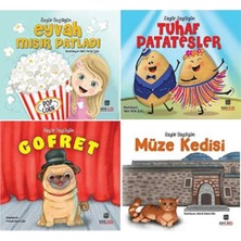 Eyvah Mısır Patladı + Tuhaf Patatesler + Gofret + Müze Kedisi / Özgür Özgülgün 4 Kitap Set