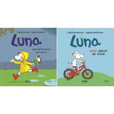 Fors Yayınları Luna Dışarıda Oynamayı Çok Seviyor - Luna Kırmızı Bisikleti Çok Seviyor 2 Kitap Set
