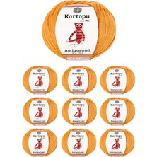 MiraLive 10 Adet Amigurumi El Örgü Ipi 50GR 355
