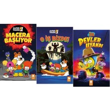 Eksik Parça Yayınları Kral Şakir Macera Başlıyor + O Iş Bizde +Devler Uyandı 3 / Kitap Set