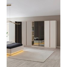 Velura Home & Living Flora 8 Kapaklı (Köşe) Dolap & Gardırop