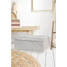 Meleni Home Kapaklı Çok Amaçlı Hurç Saklama Kutusu Organizer Baza 50 x 40 x 19 cm