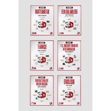 3D Yayınları 8.sınıf 3D Matematik Fen Bilimleri Türkçe Inkılap Din Kültürü ve English Soru Bankası Seti