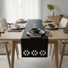 Grand Fine Art 4+1 Adet Deri Amerikan Servis+Runner Set (4 Amerikan Servis -1 Runner )