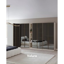 Velura Home & Living Valore 8 Kapaklı (Köşe) Dolap & Gardırop - Full Cam