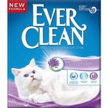 ‎Ever Clean Ever Clean 10 Lt Lavanta Kokulu Topaklaşan Kedi Kumu İnce Taneli Güçlü Koku Kontrolü