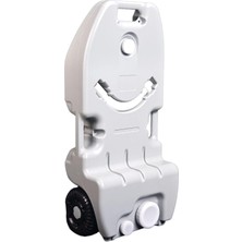 Sensation Portatif Tekerlekli Gri Atık Su Tankı 25 Lt (Karavan, Kamp)