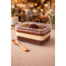 Pointpack Banetta 300 cc Kapaklı Tatlı Kasesi 20'li Paket – Şeffaf Plastik Magnolia / Spoonful Tatlı Kabı