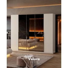 Velura Home & Living Marcel 5 Kapaklı Gardırop - Aynalı