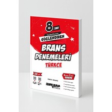 Ankara Yayıncılık 8. Sınıf Türkçe Branş Denemeleri 9 Deneme 320 Soru Video Çözümlü