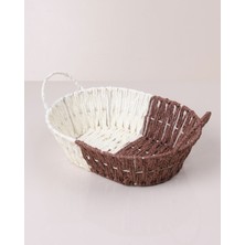 MiraLive Hasırlı Ekmek Sepeti Oval ROYALEKS-8803