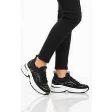 Guja Siyah Anorak Hafif Taşlı Kadın Casual Ayakkabı 26Y303 G