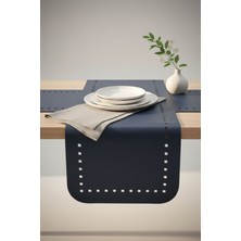 Grand Fine Art 4+1 Adet Deri Amerikan Servis+Runner Set (4 Amerikan Servis -1 Runner )