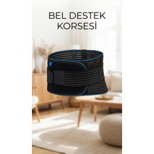 MiraLive Unisex Ayarlanabilir Nefes Alabilir Ortopedik Bel Destekli Çalışma Korsesi