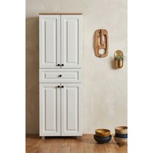 EUR036 4 Kapak ve Tek Çekmeceli Çok Amaçlı Dolap