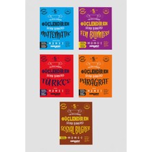 Ankara Yayıncılık 5. Sınıf Matematik Fen Türkçe Paragraf Sosyal Bilgiler Güçlendiren Soru Bankası 5’li Set