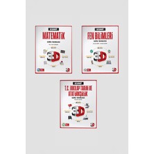 3D Yayınları 8.sınıf 3D Matematik Fen Bilimleri ve T.c. Inkılap Tarihi Soru Bankası Seti Video Çözümlü Meb Uyumlu