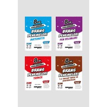 Ankara Yayıncılık 8. Sınıf Güçlendiren Branş Denemeleri Seti Türkçe Matematik Fen Inkılap 4 Kitap