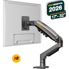 Nb North Bayou Nb F80 17-32 Inch Amortisörlü 2-9kg Vesa Monitör Standı 2026 Versiyon