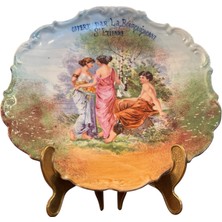 Fransız Limoges Dekor Tabağı - 25 cm Çapında