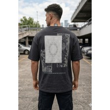 Tarz Cool Oversize Erkek Tişört Baskılı Pamuklu Rahat Kesim Streetwear Yazlık Basic T-Shirt