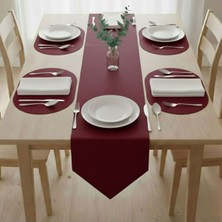 Grand Fine Art 4+1 Adet Deri Amerikan Servis+Runner Set (4 Amerikan Servis -1 Runner )