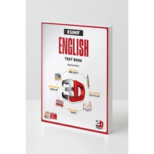 3D Yayınları 8. Sınıf Ingilizce Test Book 900 Soru Çözülebilir Test Kitabı