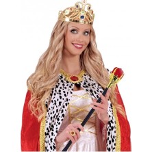 MiraLive Altın Prenses Tacı ve Kırmızı Asası