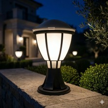 Ucuz Geldi Kupa Set Üstü 37 cm Bahçe Aydınlatma Armatürü - Siyah E27 Duylu IP54 Zita Dış Mekan Duvar Lambası - Isıya ve Darbeye Dayanıklı Bahçe Lambası (Yerli Üretim)