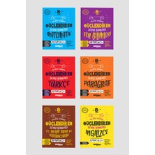 Ankara Yayıncılık 8. Sınıf Güçlendiren Soru Bankası 6’lı Set Matematik Fen Türkçe Paragraf Ingilizce Inkılap