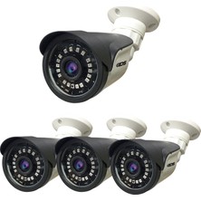 IDS 5MP Lens 1080P AHD Full HD Gece Görüşlü Güvenlik Kamerası Beyaz Renk - Tüm Mekanlar İçin