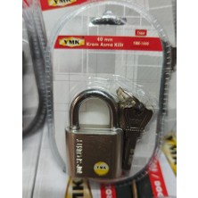 CTR Ticaret Ymk 40 mm Krom Asma Kilit - Paslanmaya Dayanıklı - YMK-1440 Profesyonel Seri